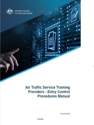 Cover of air traffic service training provider entry control procedures manual