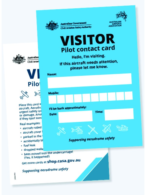 Visitor Pilot contact card