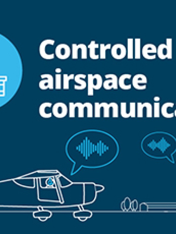 Controlled airspace communication