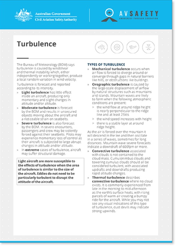 Turbulence card
