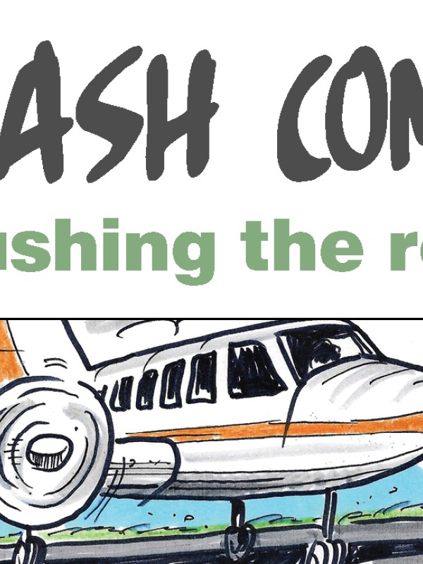 Crash comic - Rushing the roll